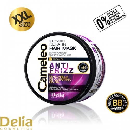 CAMELEO BB - ANTI FRIZZ - Multifunkcionalna maska sa keratinom i arganovim uljem za kovrdžavu kosu XXL 500ml